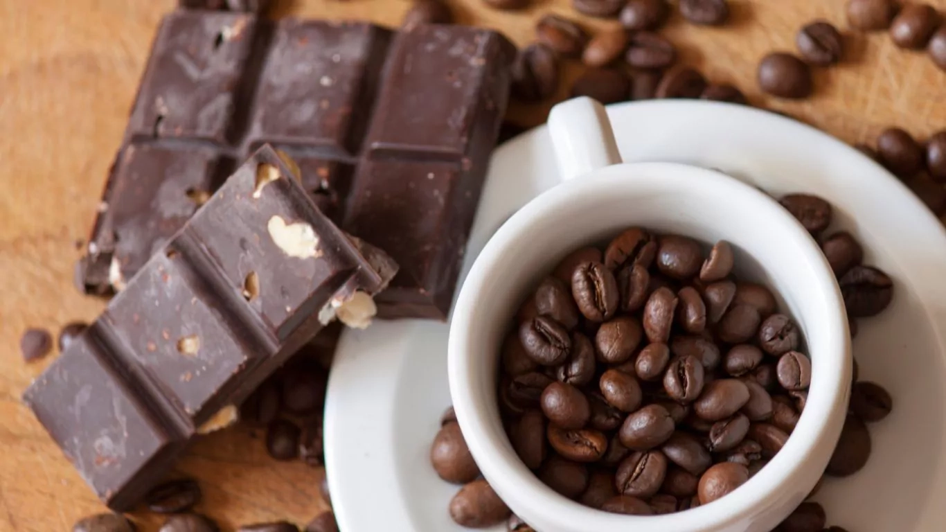 Kaffee und Cholokate